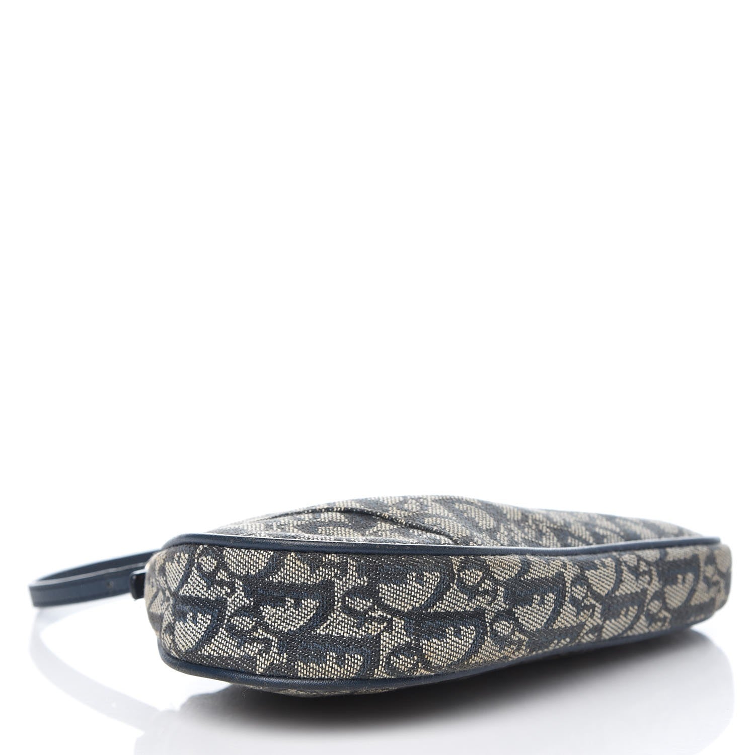 Christian Dior Monogram Mini Saddle Pochette Navy 4 of 10