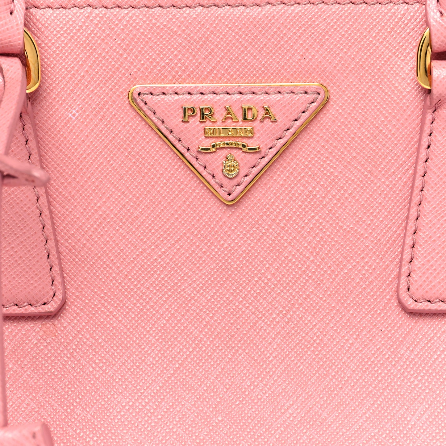 Saffiano Mini Galleria Double Zip Tote Petalo