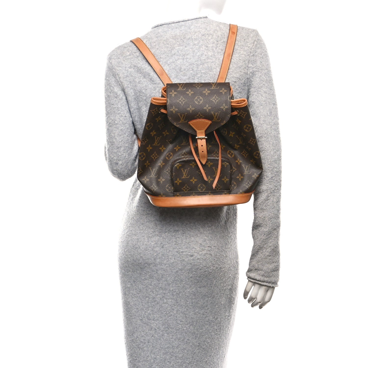Louis Vuitton Monogram Montsouris MM Backpack 2 of 10