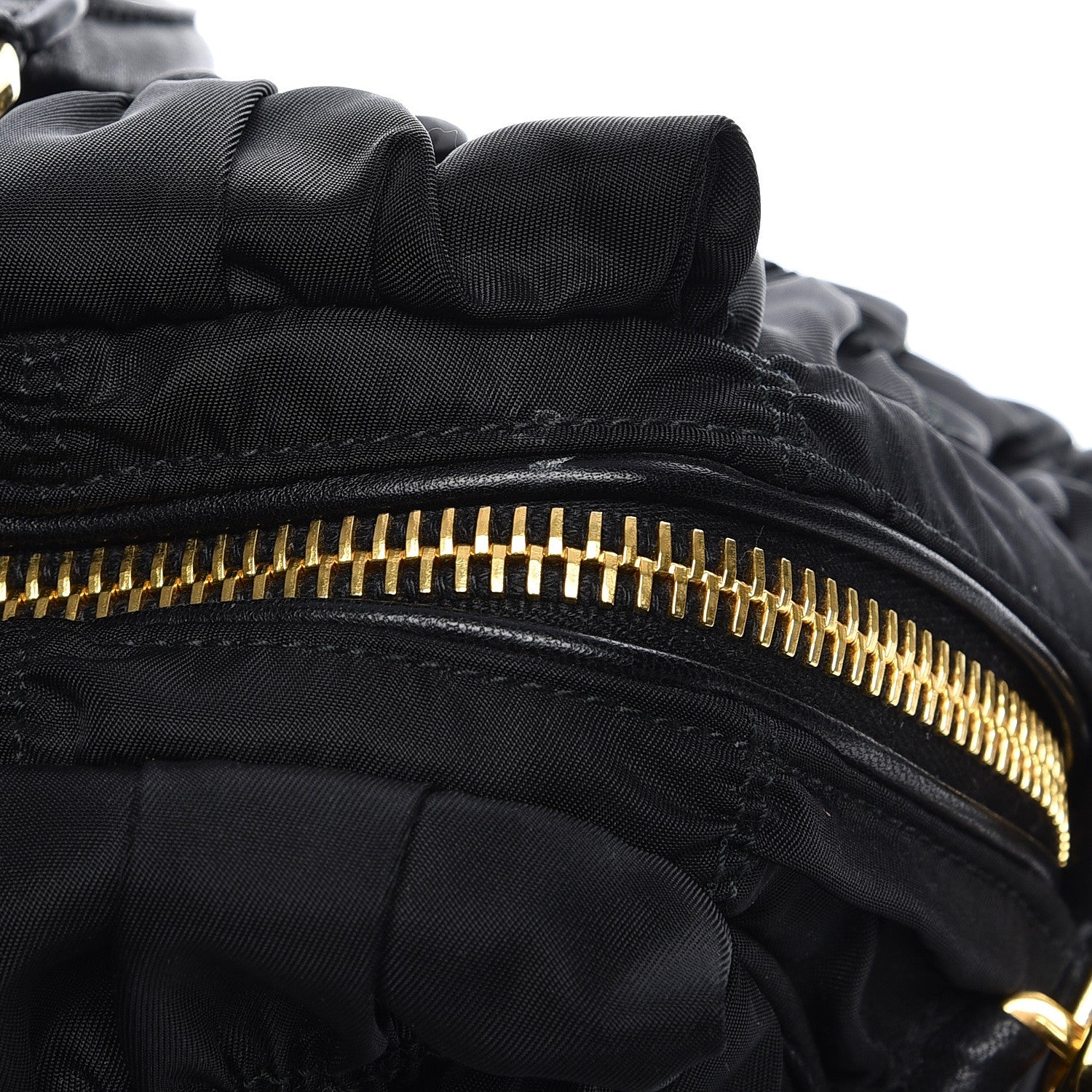 Prada Tessuto Nylon Gaufre Shopping Satchel Black 10 of 10