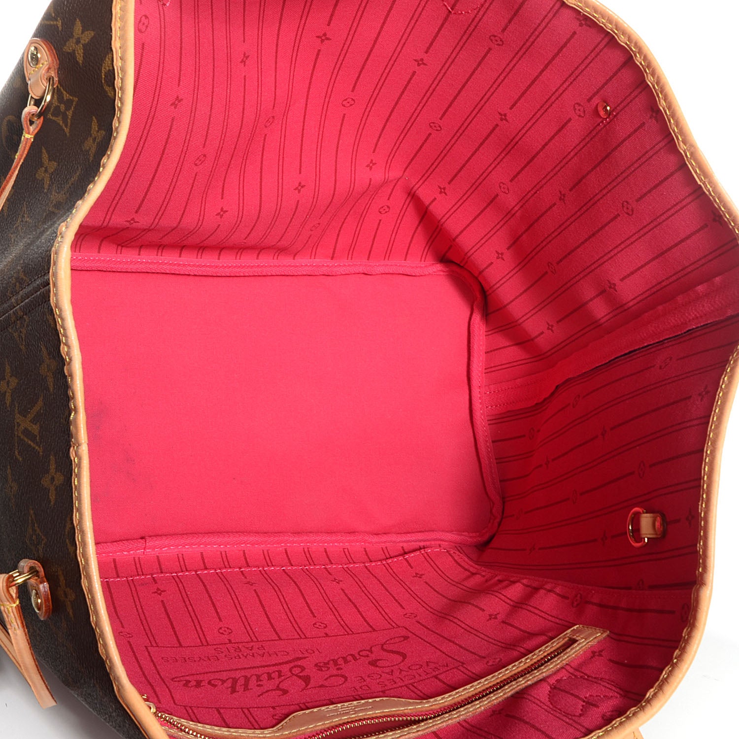 Louis Vuitton Monogram My LV Heritage Neverfull GM Fuchsia Blue Clair 5 of 7