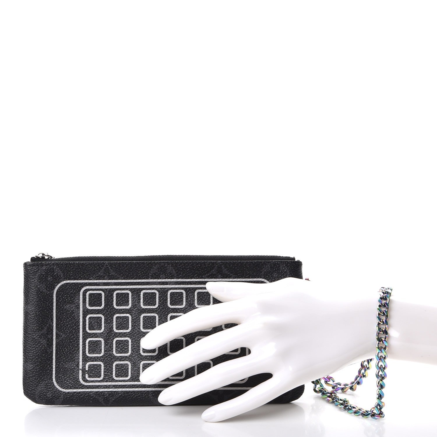 Louis Vuitton Monogram Eclipse Flash Fragment IPhone Pouch 2 of 7