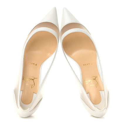 Christian Louboutin Kid Rete Galativi 85 Pumps 37 White 2 of 11