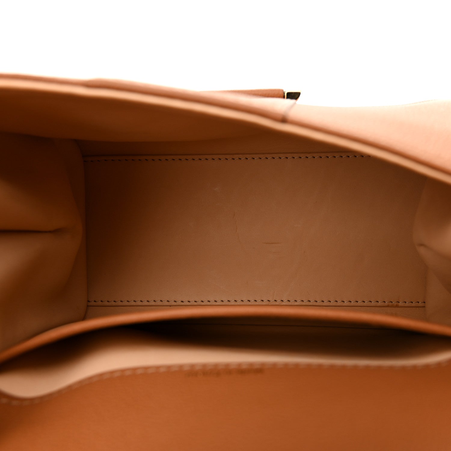 Delvaux Grained Calfskin Mini Brillant Satchel Natural 5 of 11