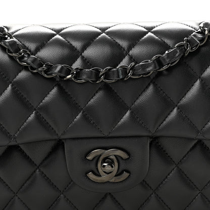 Chanel Lambskin Quilted Small Double Flap So Black 8 of 11