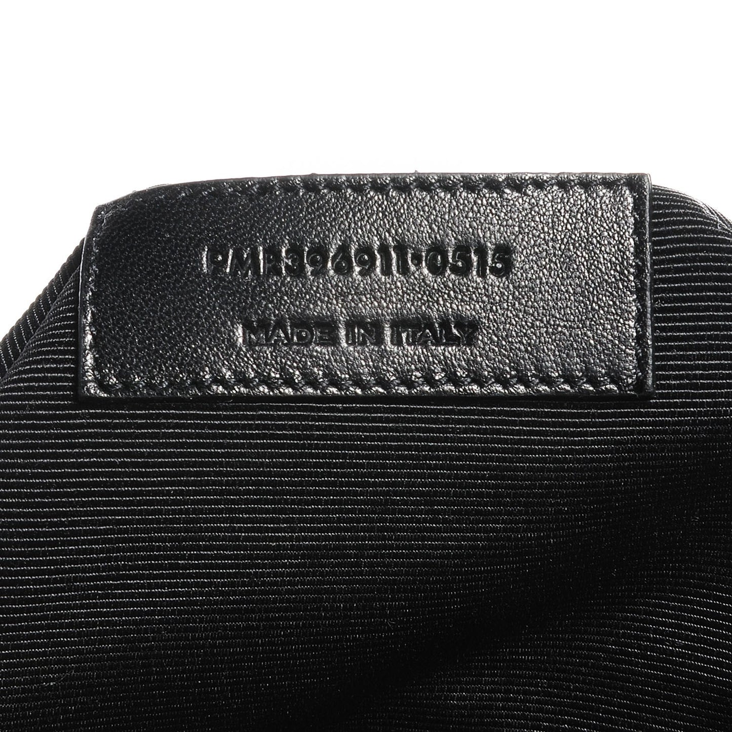 Grain De Poudre Matelasse Chevron Monogram Shopping Bag Black