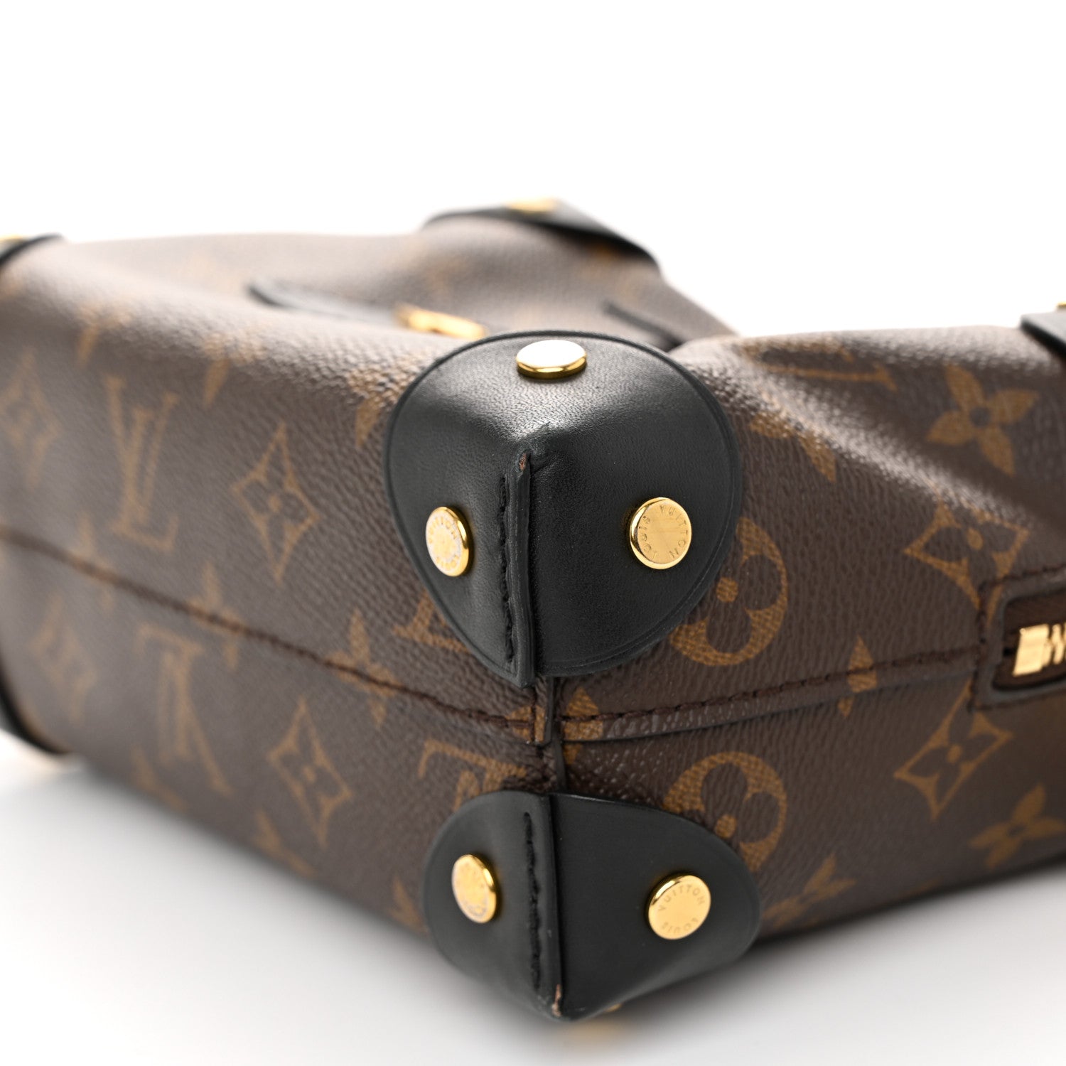 Louis Vuitton Monogram Petite Malle Souple Black 9 of 10