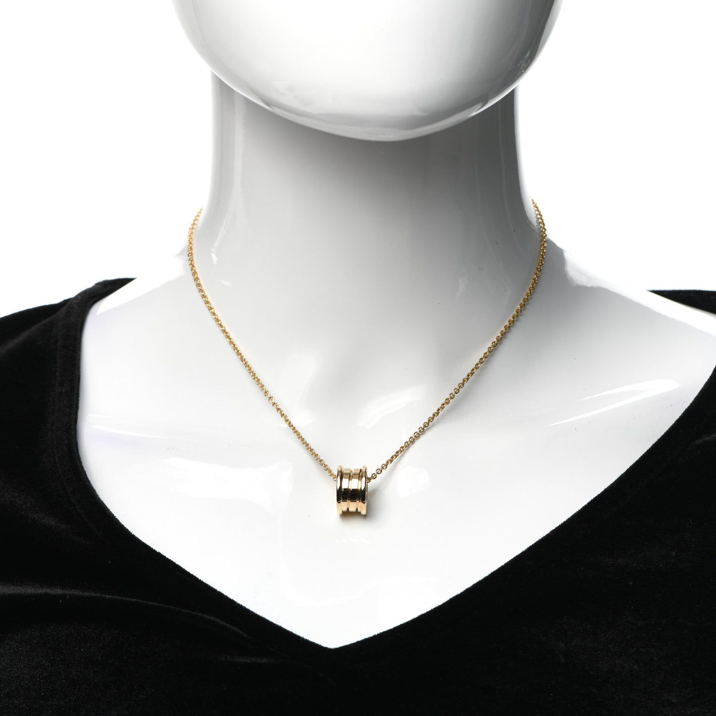 18K Yellow Gold B.Zero1 Pendant Necklace
