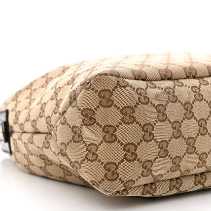 Gucci Monogram Medium Horsebit Chain Hobo Dark Brown 9 of 11
