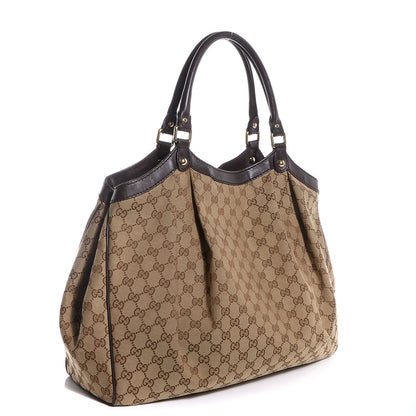 Gucci Monogram Large Sukey Tote Brown 3 of 7