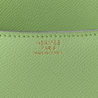 Hermes Epsom Constance 24 Vert Criquet 6 of 11