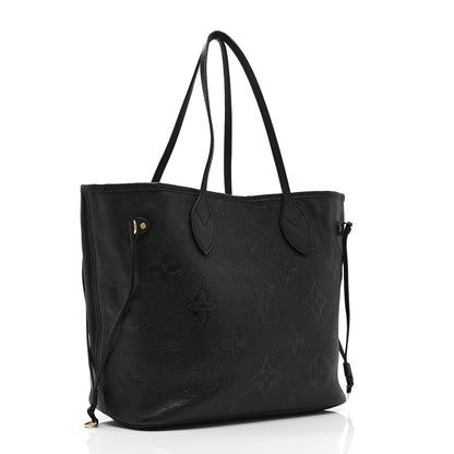 Louis Vuitton Empreinte Monogram Giant Neverfull MM Black 4 of 9