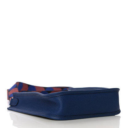 Hermes Taurillon Clemence Flipperball Sangle Evelyne TPM Bleu Saphir Black Bleu Saphir 3 of 9
