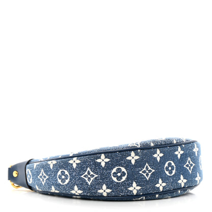 Louis Vuitton Monogram Jacquard Denim Loop Bleu 4 of 11