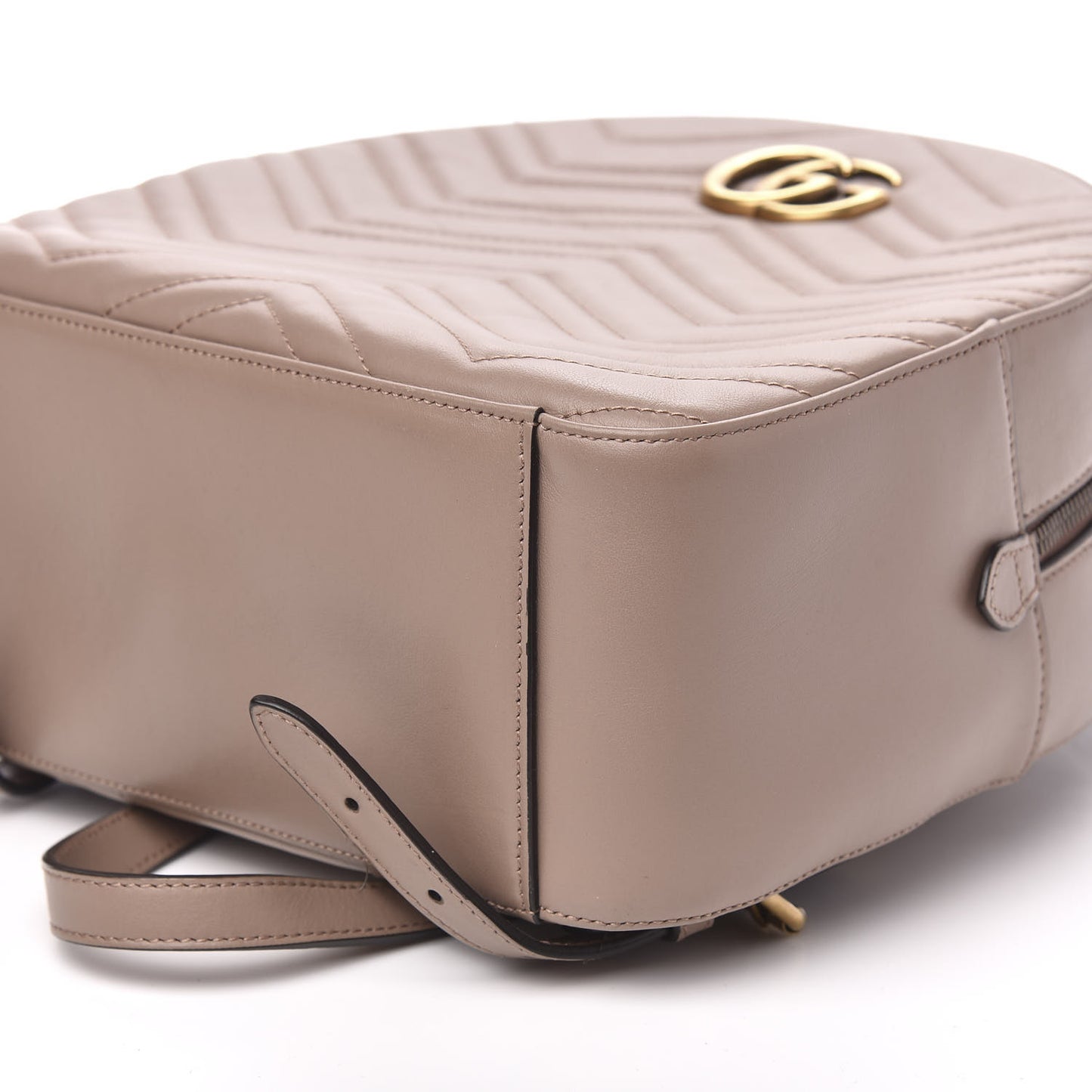 Calfskin Matelasse GG Marmont Dome Backpack Porcelain Rose