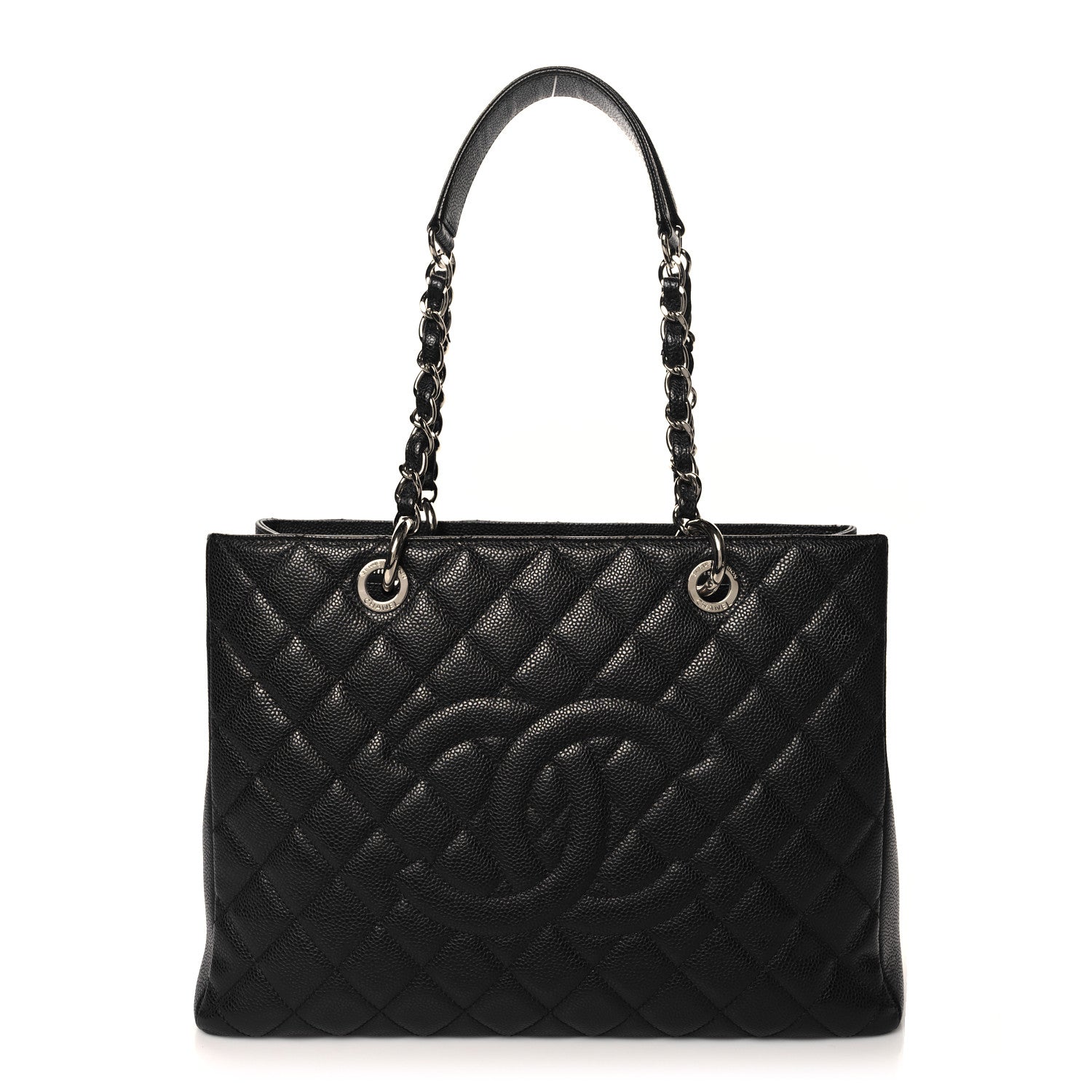 Chanel Caviar Quilted Grand Shopping Tote GST Black 1 of 11