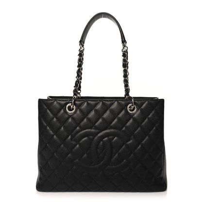 Chanel Caviar Quilted Grand Shopping Tote GST Black 1 of 11