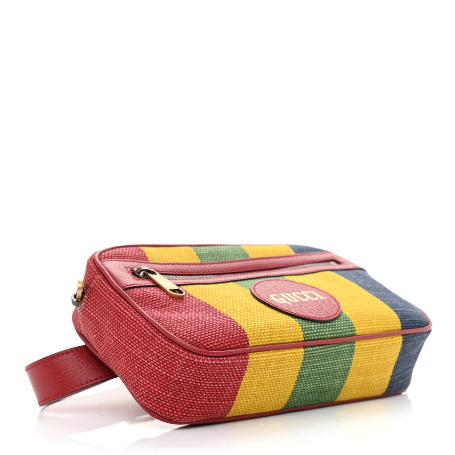 Canvas Marley Stripe Script Logo Gucci 100 Belt Bag 80 32 Multicolor