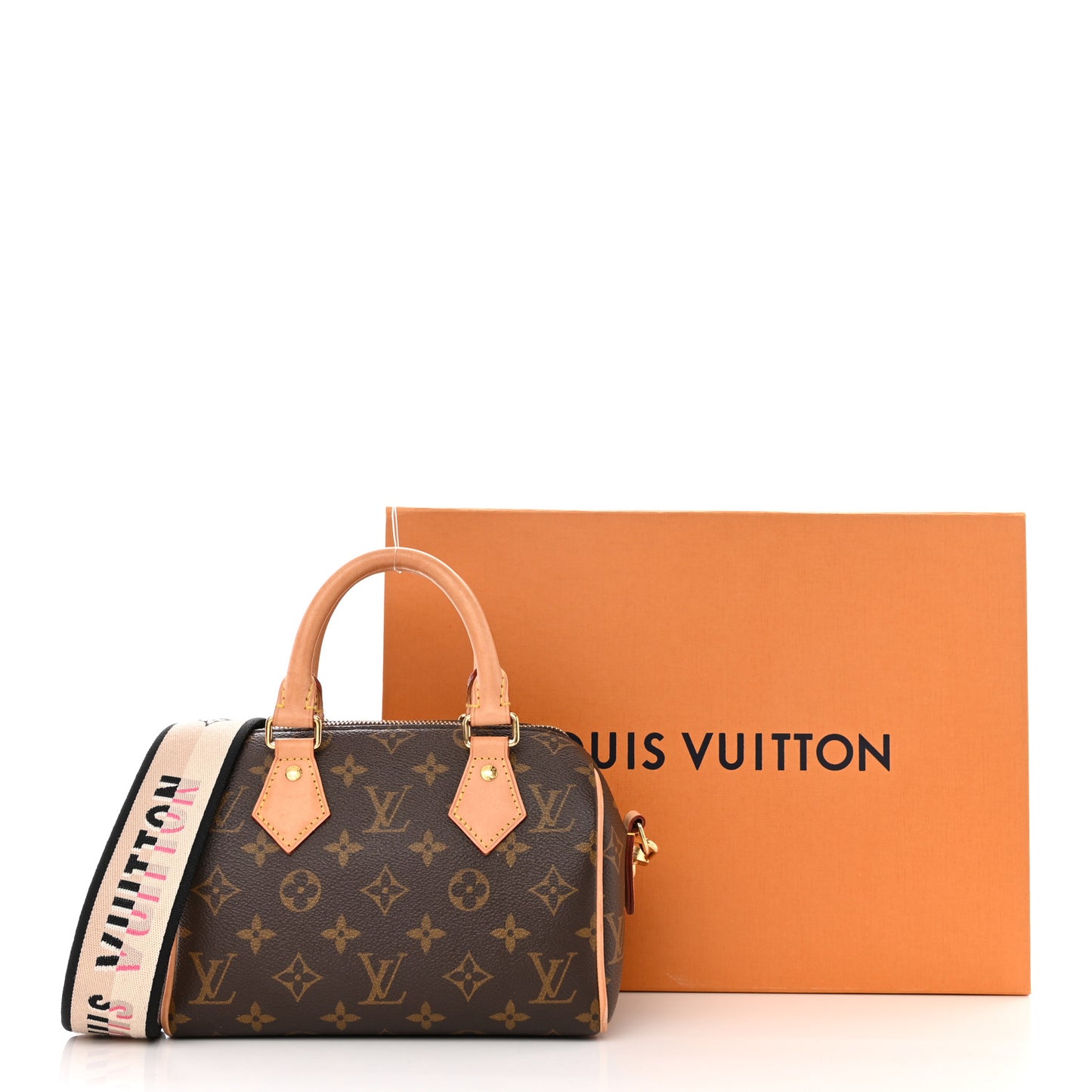 Monogram Speedy Bandouliere 20 Black