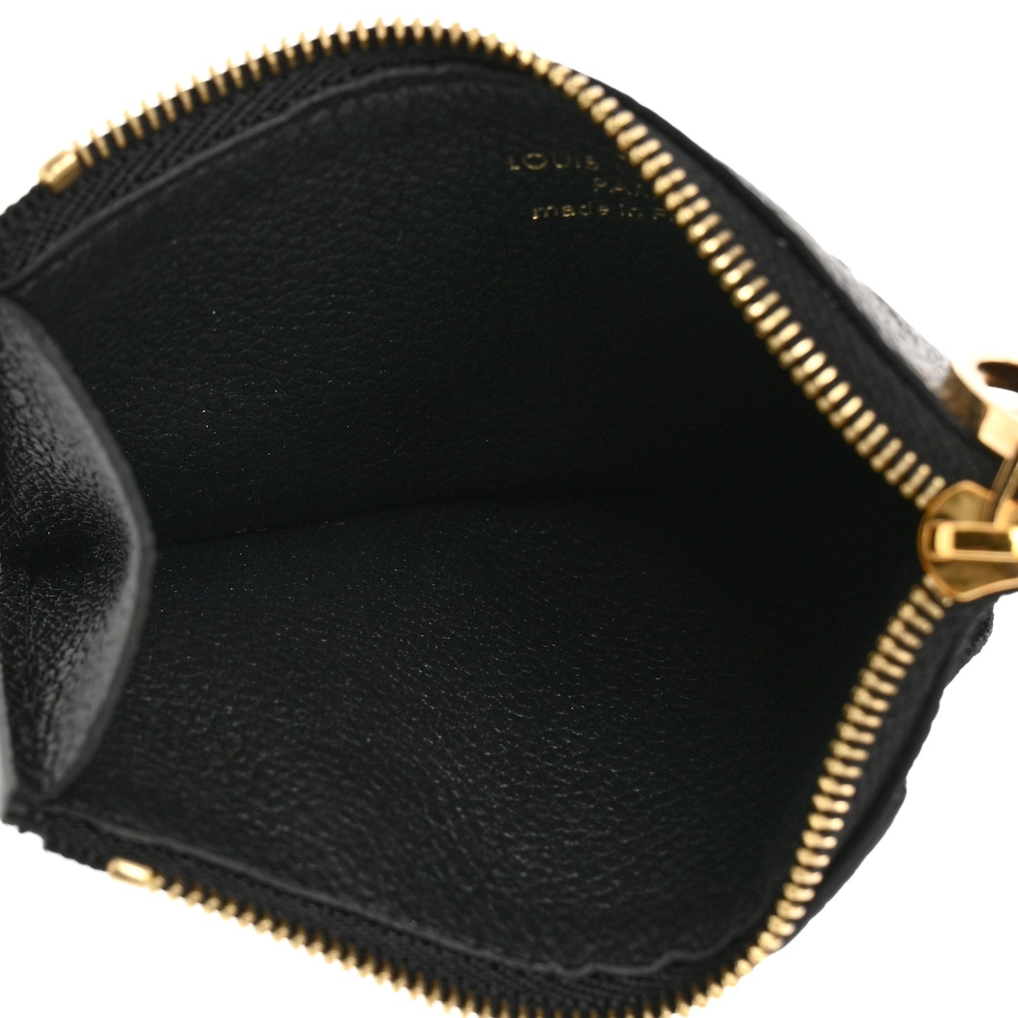 Empreinte Monogram Zipped Romy Card Holder Black