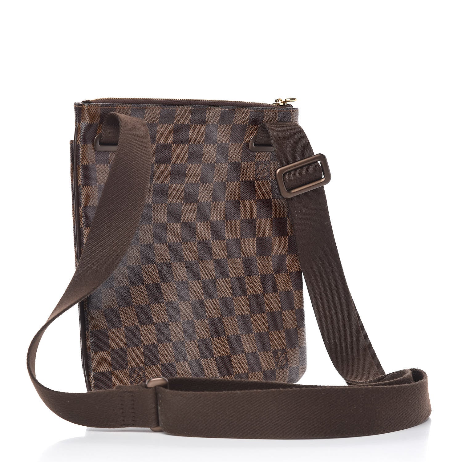 Louis Vuitton Damier Ebene Brooklyn Flat Pochette 3 of 10