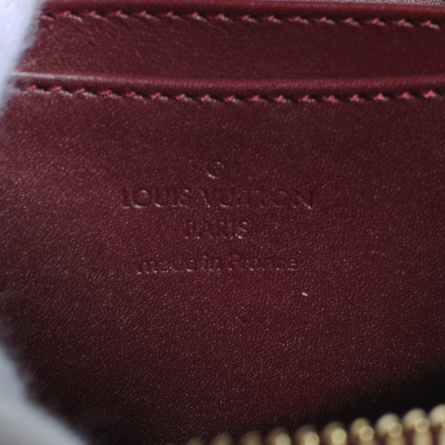 Vernis Zippy Coin Purse Rouge Fauviste