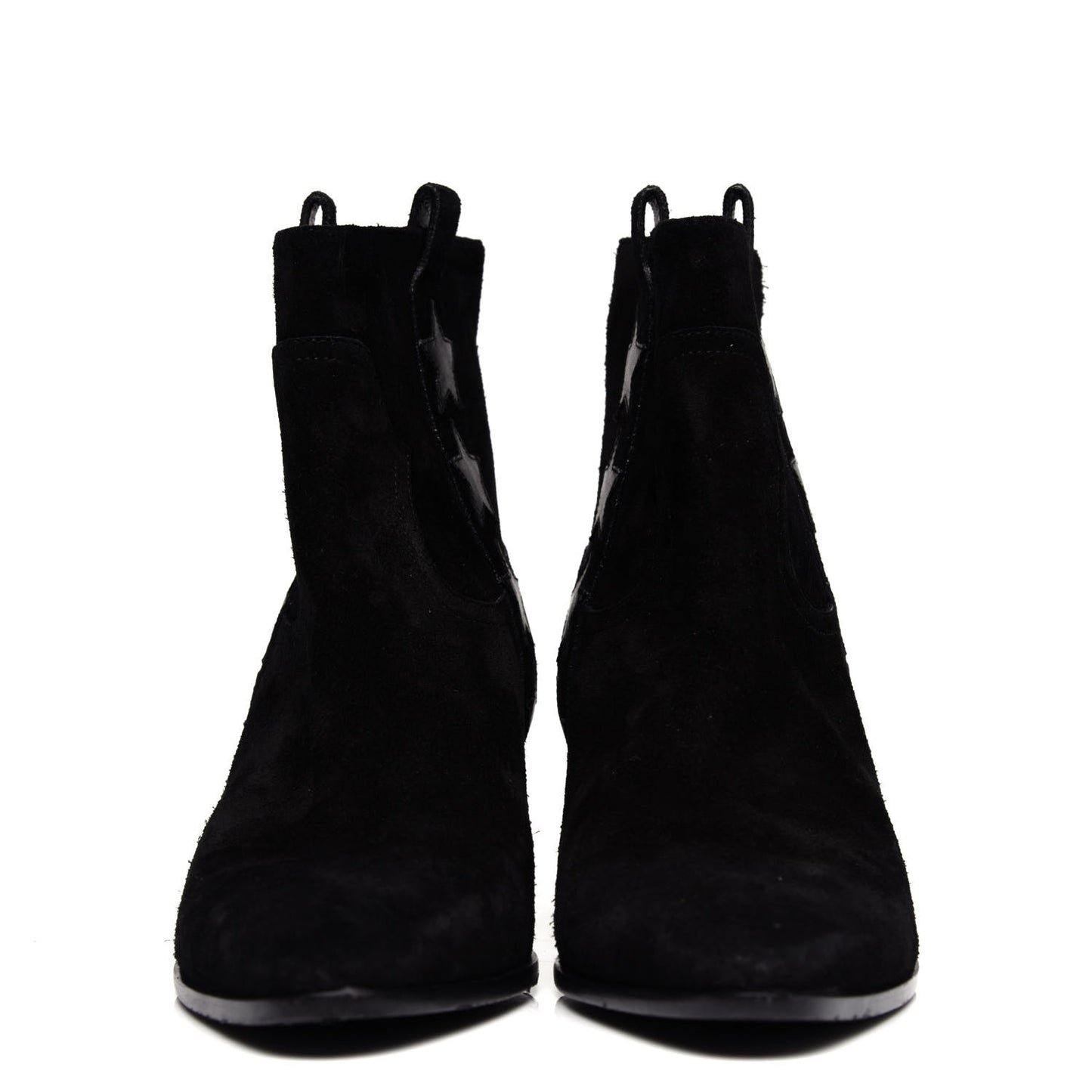 Suede Rock 40 Stars Ankle Boots 35 Black