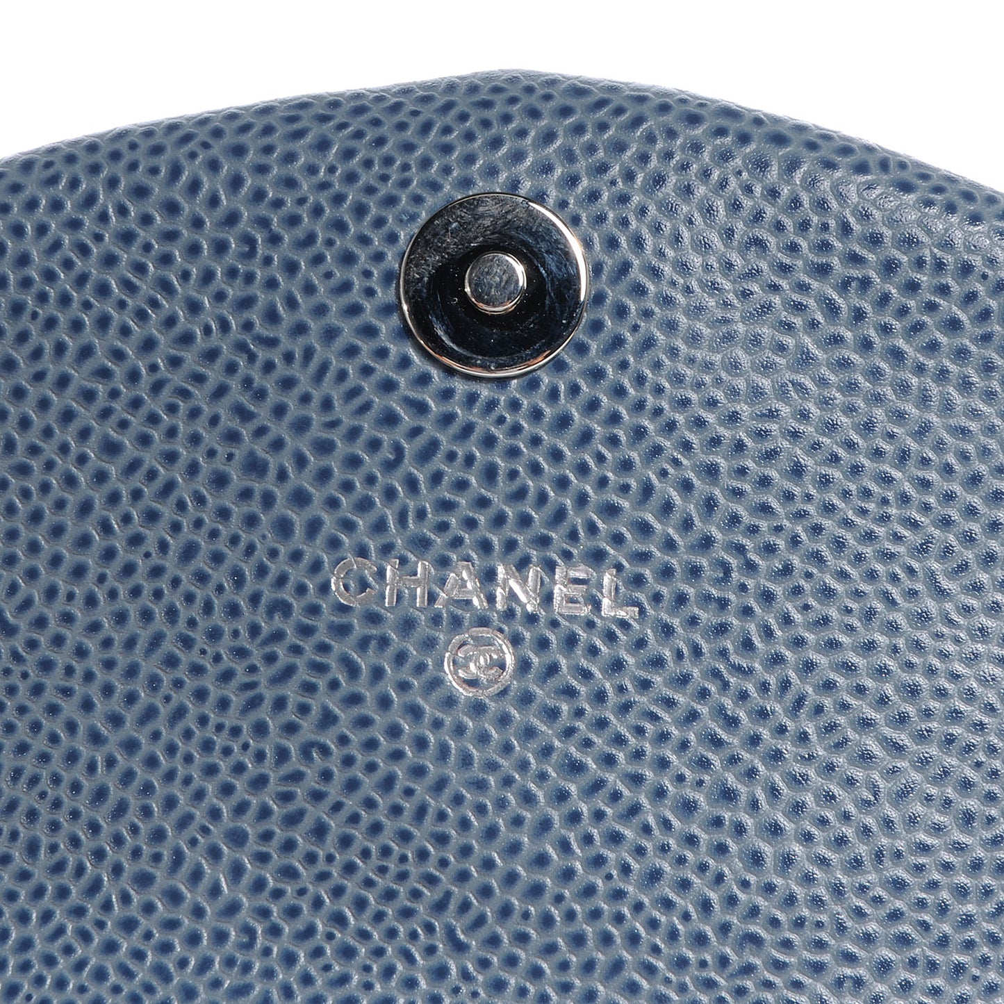 Caviar Half Moon Wallet On Chain WOC Blue