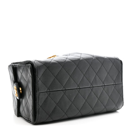 Chanel Caviar Quilted Small Chanel 25 Handbag Black Black 4 of 12