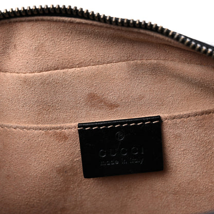 Gucci Calfskin Matelasse Small GG Marmont Chain Shoulder Bag Black 14 of 15