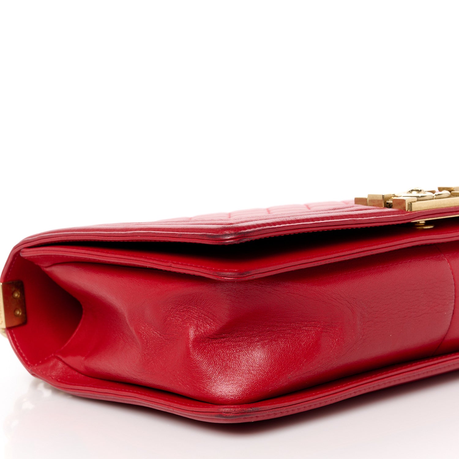 Chanel Lambskin Quilted New Medium Boy Flap Red 9 of 14