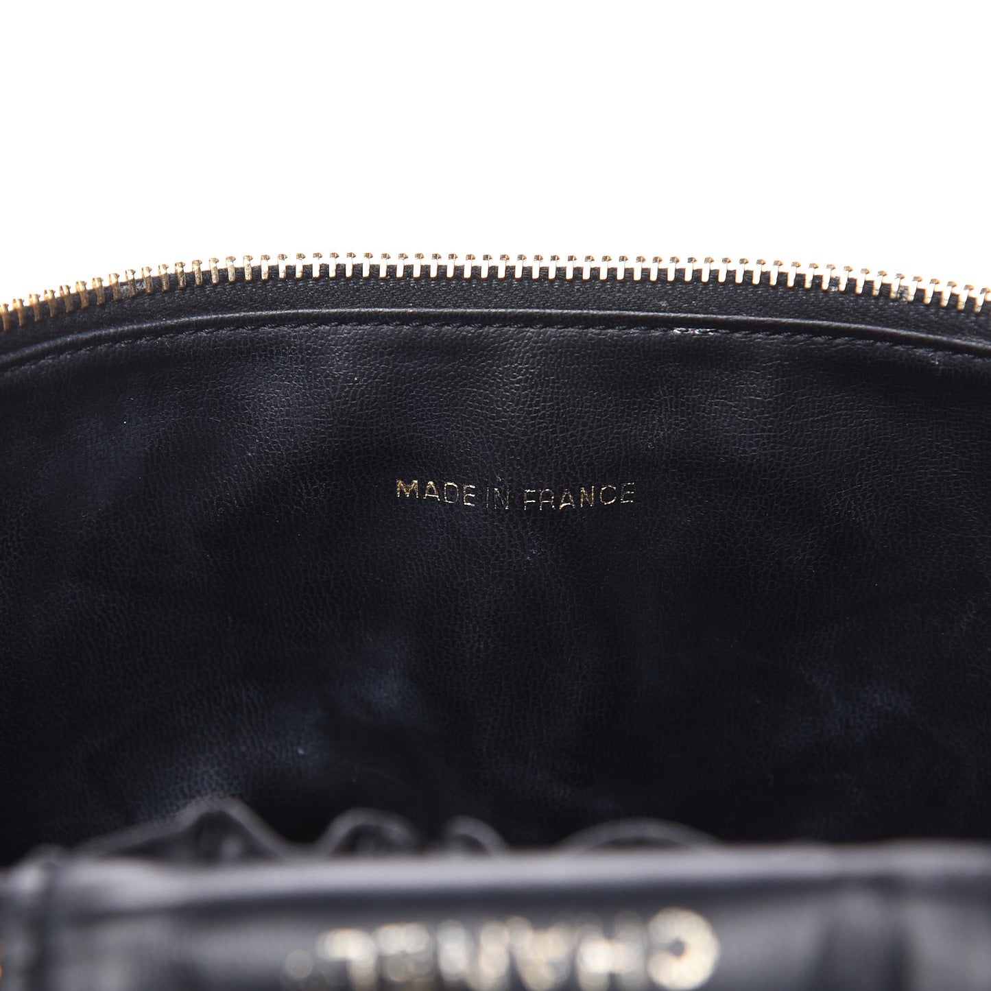Caviar Cosmetic Vanity Bag Black