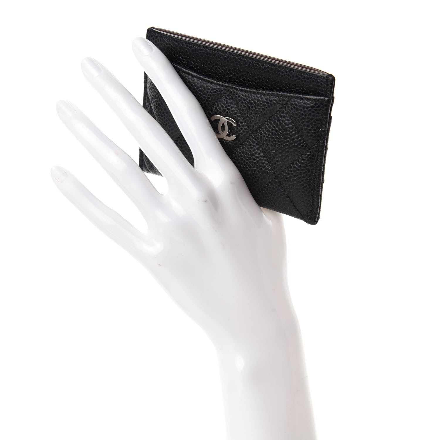 Chanel Caviar Quilted Card Holder Black 2 of 9