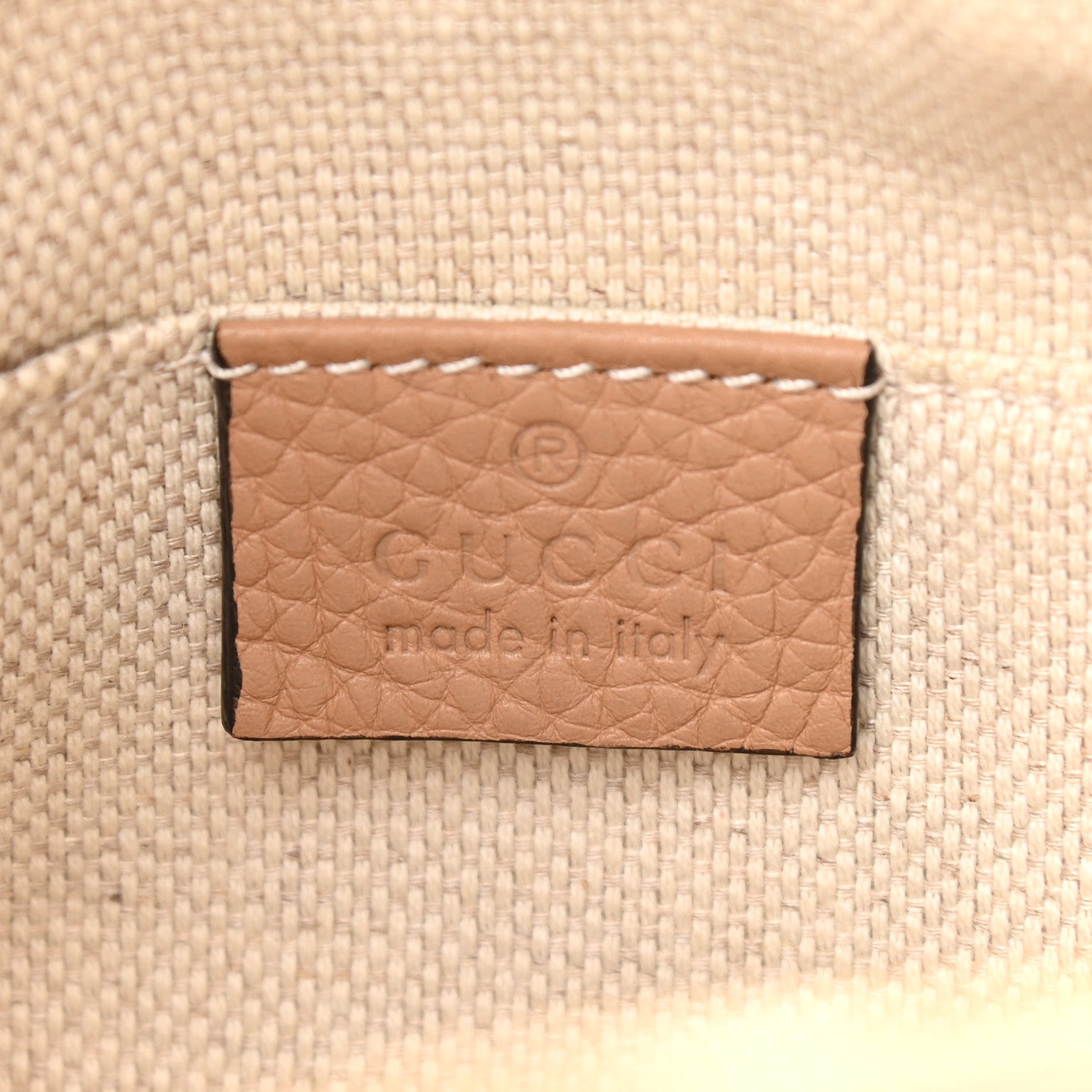 Gucci Pebbled Calfskin Small Soho Disco Bag Camelia 6 of 10