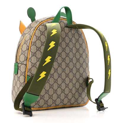 Gucci GG Supreme Monogram Kids Giraffe Backpack Ebony Multicolor 3 of 10