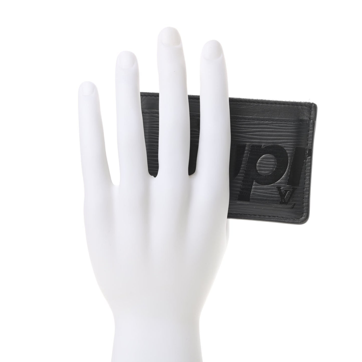 X SUPREME Epi Card Holder Black