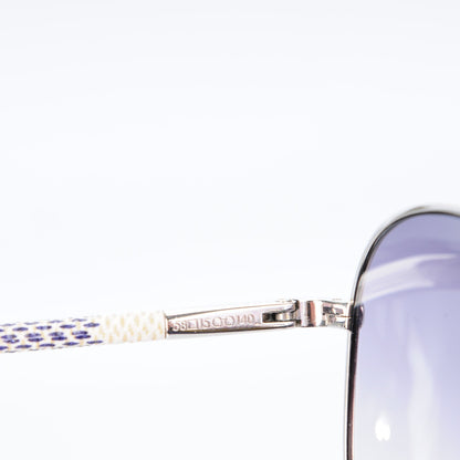 Louis Vuitton Damier Azur Conspiration Pilote Aviator Sunglasses Z0203U 5 of 7