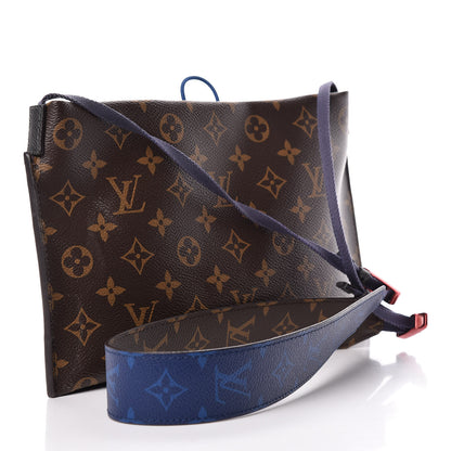 Louis Vuitton Monogram Small Outdoor Pouch Pacific Blue 3 of 10
