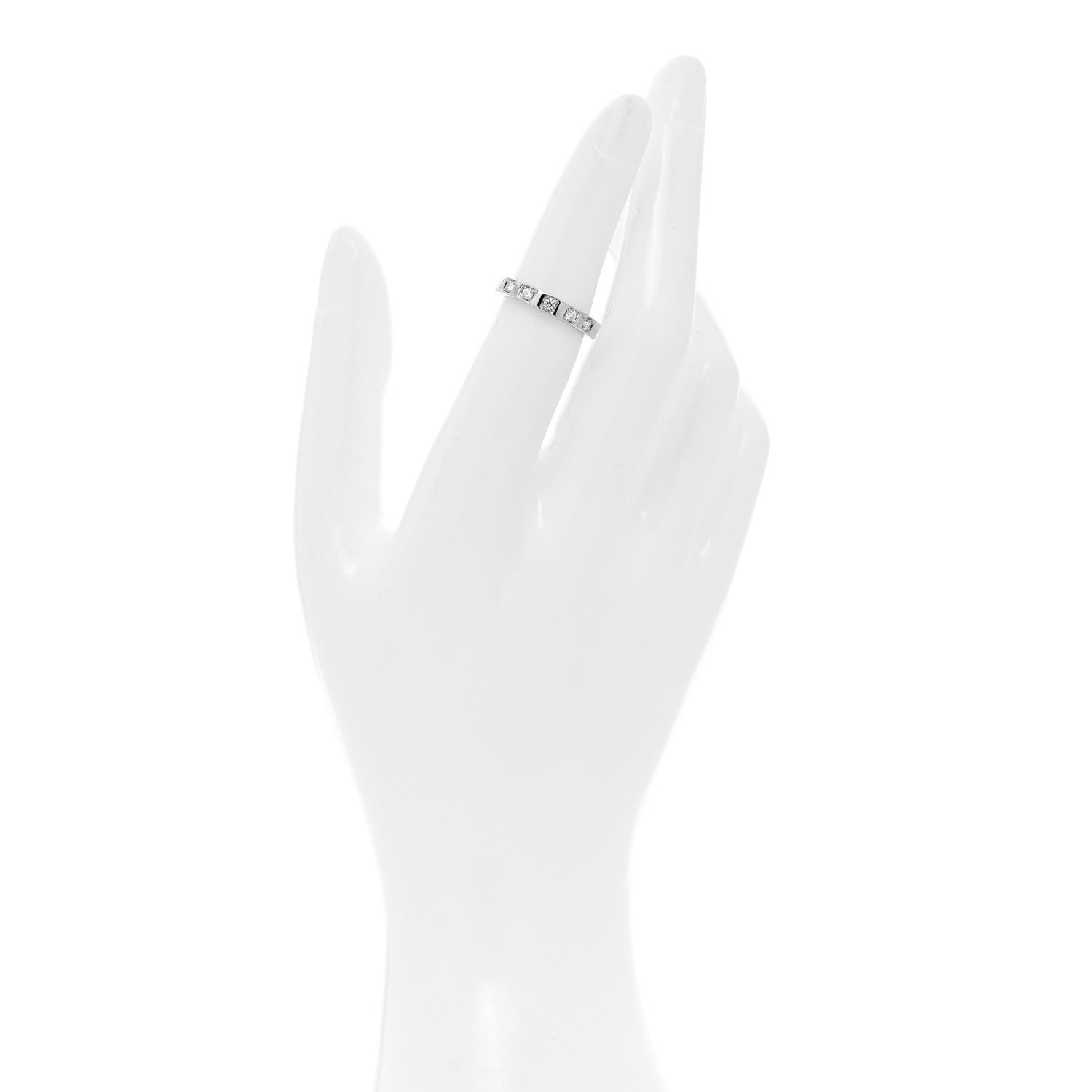 Bulgari Platinum Diamond Marry Me Band Ring  49 4.75 2 of 4