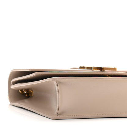 Saint Laurent Smooth Calfskin Monogram Medium Sulpice Shoulder Bag Nude 8 of 10