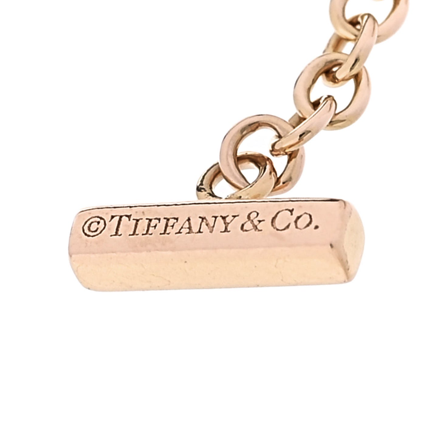 18K Rose Gold T Smile Bracelet