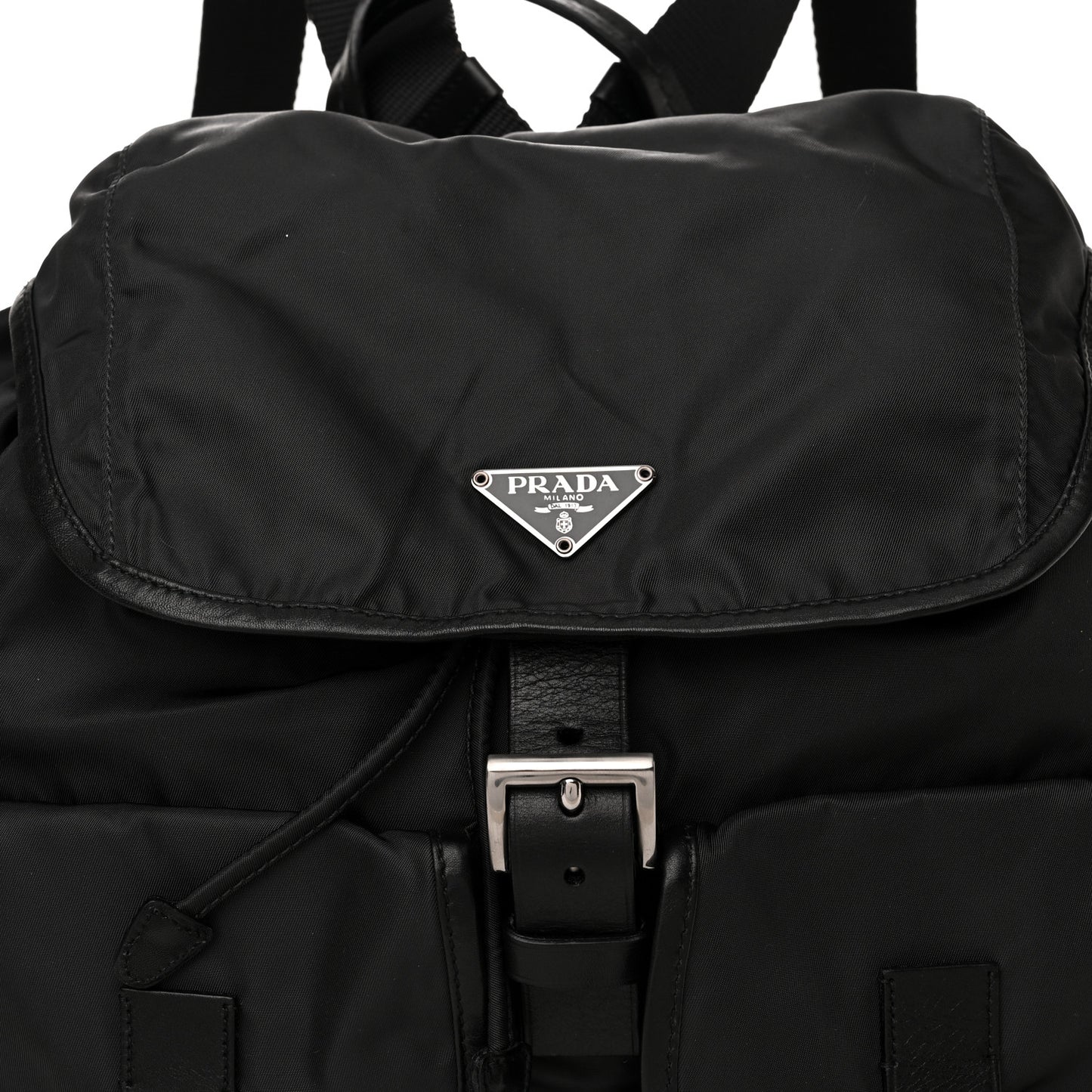 Nylon Vela Medium Backpack Black