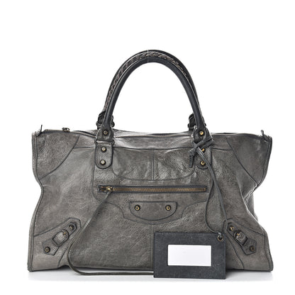 Balenciaga Agneau Classic Hardware Work Anthracite 1 of 8