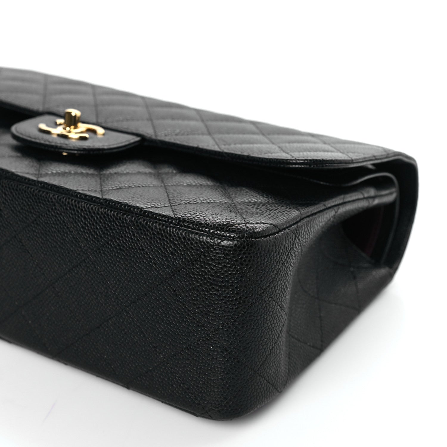 Chanel Caviar Quilted Jumbo Double Flap Black 9 of 9