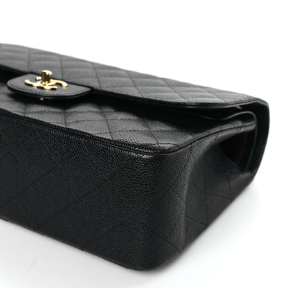Chanel Caviar Quilted Jumbo Double Flap Black 9 of 9