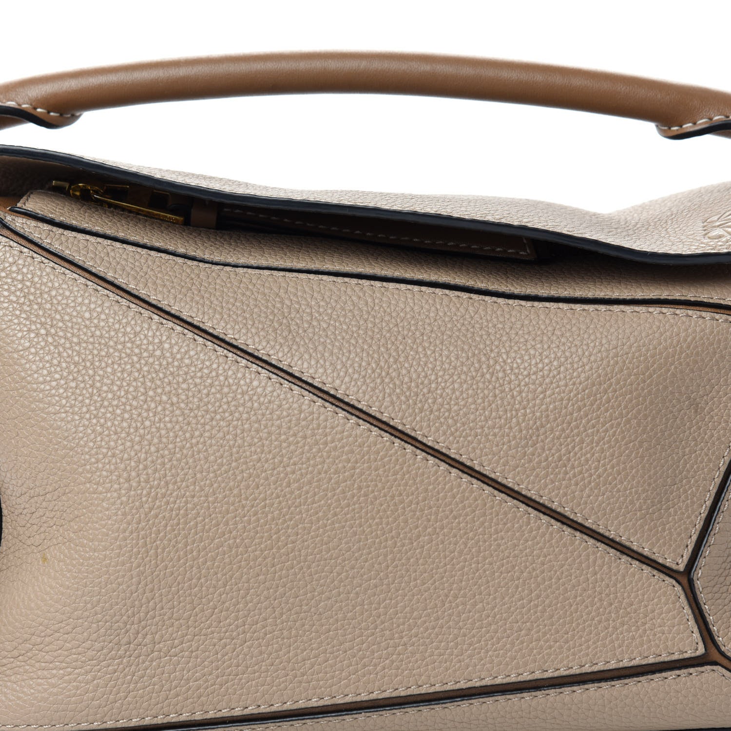 Loewe Grained Calfskin Small Puzzle Bag Sand Mink 11 of 11