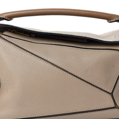 Loewe Grained Calfskin Small Puzzle Bag Sand Mink 11 of 11