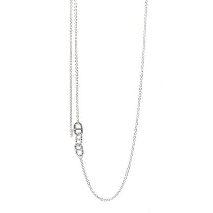 Hermes Sterling Silver Parade Necklace 1 of 6