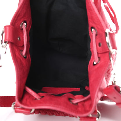 Balenciaga Agneau Giant 12 Silver Hardware Mini Pompon Rose Thulian 5 of 14