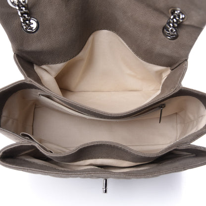 Chanel Iridescent Caviar Medium Lady Pearly Flap Khaki 6 of 12